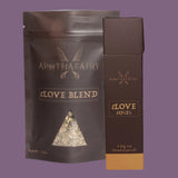 Clove Blend alongside a Clove Cones pre-roll box for the flexibility to create your own herbal ritual or enjoy a ready-to-use pre-roll.