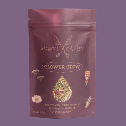 Flower Flow is a natural herbal tea designed to support overall hormonal wellness.