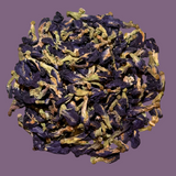 Butterfly Pea Flower is a vibrant blue botanical traditionally used throughout Southeast Asia in teas and wellness rituals.